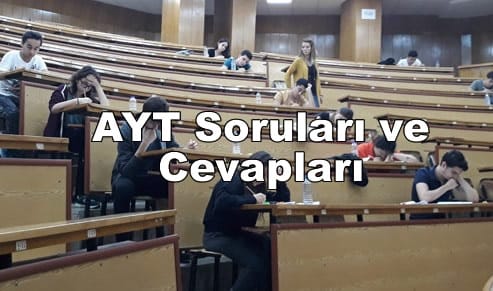 2018 AYT Soruları ve Cevapları içeriğine ait görsel