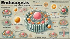 Endositoz 9. Sınıf Biyoloji içeriğine ait görsel