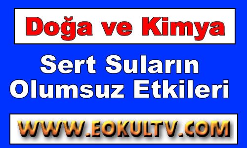 Sert Suların Olumsuz Etkileri 9.Sınıf kimya içeriğine ait görsel