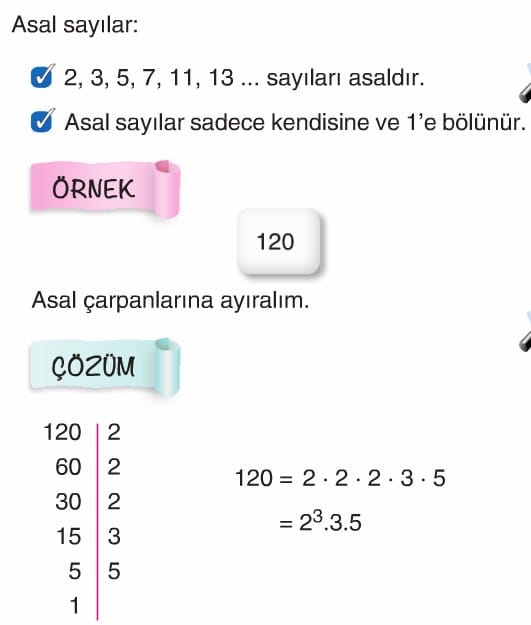 Çarpanlar ve Katlar konu anlatımı 8.sınıf matematik ders notları