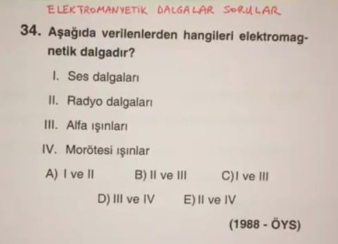 Elektromanyetik Dalgalar Soru Çözümleri video 12. sınıf fizik içeriğine ait görsel