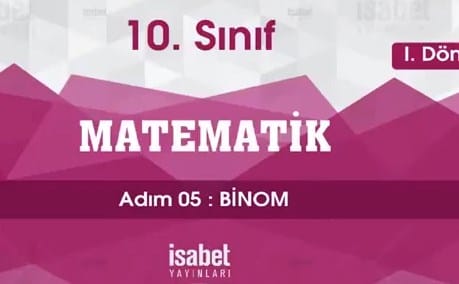 Pascal Üçgeni ve Binom Açılımı Konu Anlatımı video 10. sınıf matematik içeriğine ait görsel