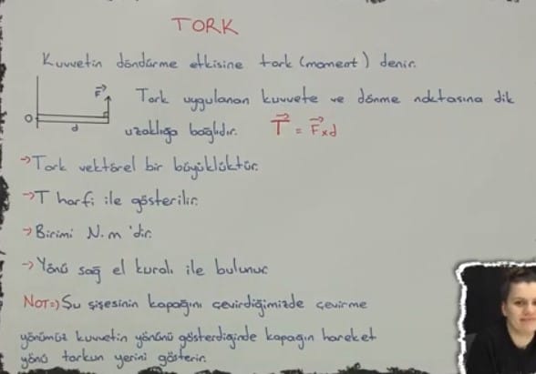 Tork konu anlatımı video 11. sınıf fizik içeriğine ait görsel