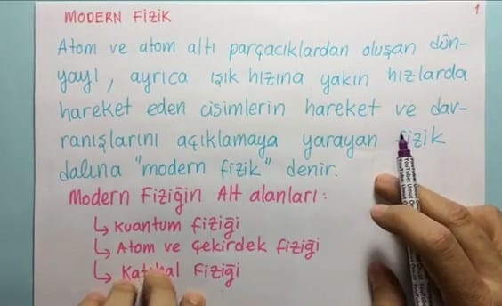 Özel Görelilik konu anlatımı video 12. sınıf fizik içeriğine ait görsel