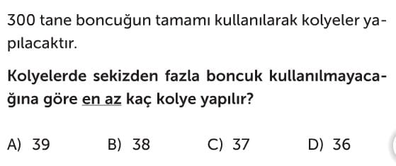 5. Sınıf Bir Sayının Karesi Ve Küpü Test Çöz - Parantezli İşlemler ...