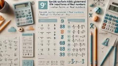 Gerçek Sayıların Köklü Gösterimleri İle Yapılan İşlemler (Köklü İfadeler) Test Çöz 9. Sınıf içeriğine ait görsel