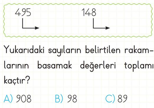 Doğal Sayılar Test Çöz 3. Sınıf Matemat,k Yeni Nesil Sorular