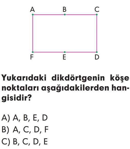 Geometride Temel Kavramlar Test Çöz 3. Sınıf Matematik Testleri