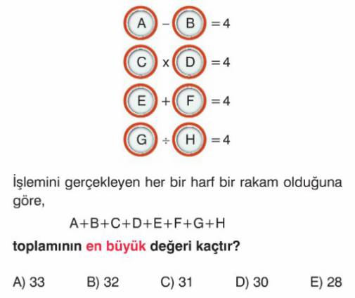 9. Sınıf Sayı Kümeleri Test Soruları Çöz, İle İlgili Çözümlü Sorular