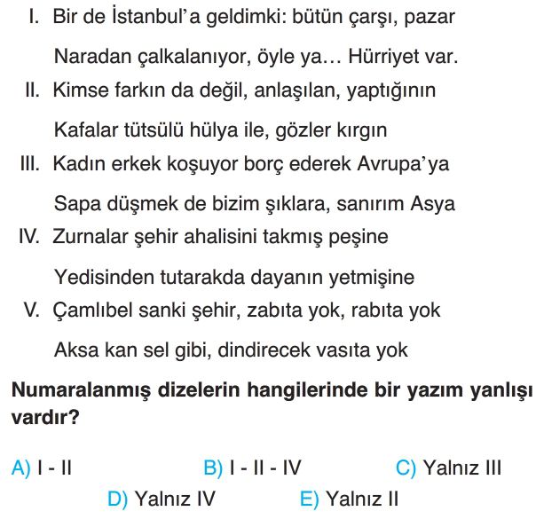 Edebiyata Giriş Test Çöz 10. Sınıf Yeni Nesil Testler