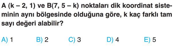 Analitik Geometri Test Çöz 11. Sınıf Matematik Yeni Nesil Testler