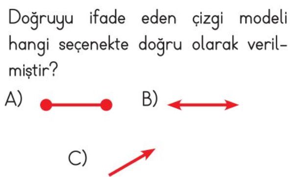 Geometride Temel Kavramlar Test Çöz 3. Sınıf Nokta Doğru Doğru Parçası ...