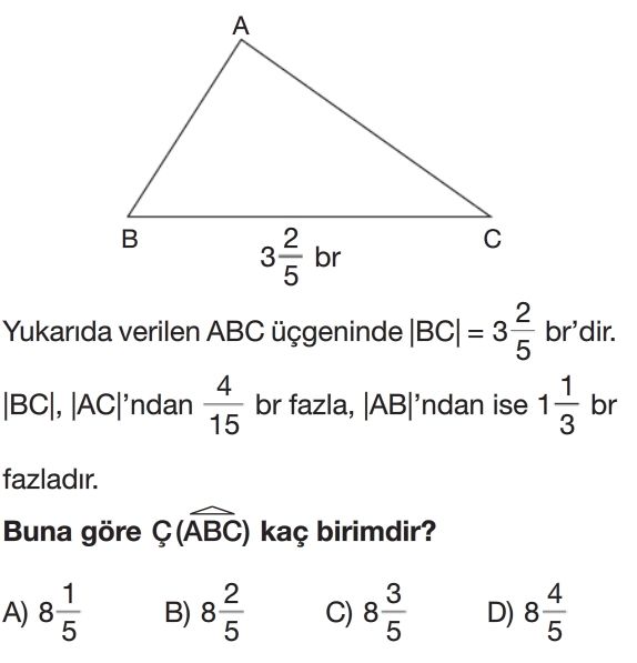 Rasyonel Sayılar Ve Rasyonel Sayılarla İşlemler Test Çöz 7. Sınıf Matematik