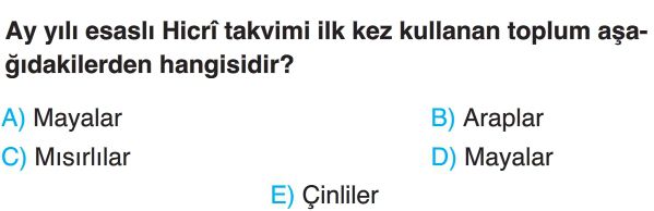 Tarih Ve Zaman Test Çöz 9. Sınıf Tarih Testleri Yeni Nesil